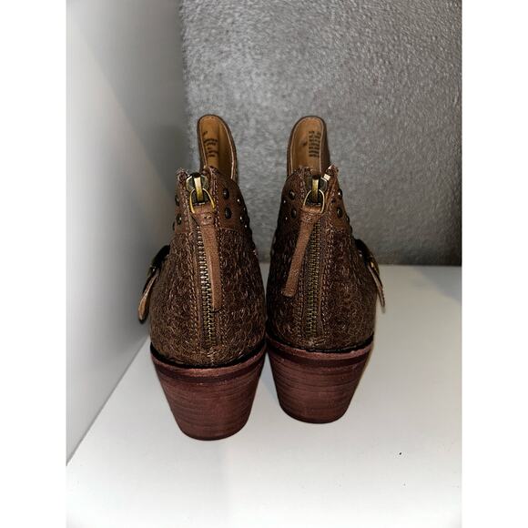 Halsa  Melania  Taupe  Stacked  Heel  Ankle Boot  9M. NWOB - Picture 8 of 12